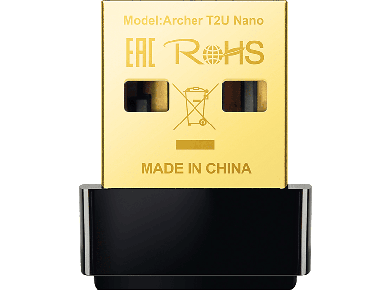 TP LINK Archer T2U nano fekete AC600 USB adapter