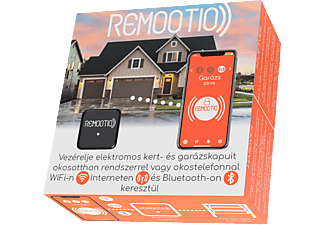 REMOOTIO Okostelefon és okosotthon vezérelt Wi-Fis és Bluetoothos kapunyitó 20 kulcsos+vendégkulcsok