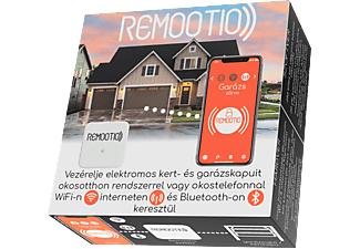 REMOOTIO 2.0 Dual Univerzális USB, okosotthon Wi-Fis, Bluetoothos kapunyitó 20 kulcsos+vendégkulcsok