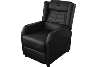 DELTACO GAMING Fåtölj, Konstläder, Recliner, 49cm Bred Sittdyna - Svart