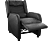DELTACO GAMING Fåtölj, Konstläder, Recliner, 49cm Bred Sittdyna - Svart