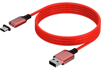 KONIX Mythics - Câble de charge (Rouge)