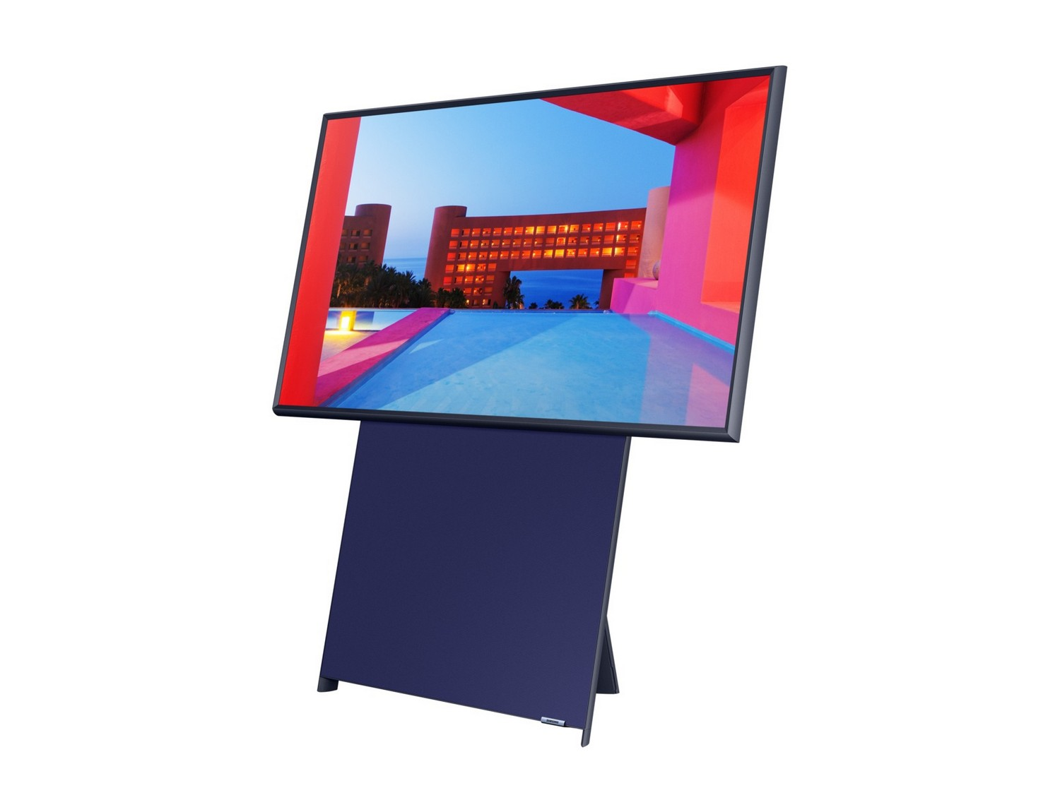 TV QLED 43" - Samsung The Sero QE43LS05T, UHD 4K, DVB-T2, Smart TV, Giratoria, Control de voz, Quantum, HDR+