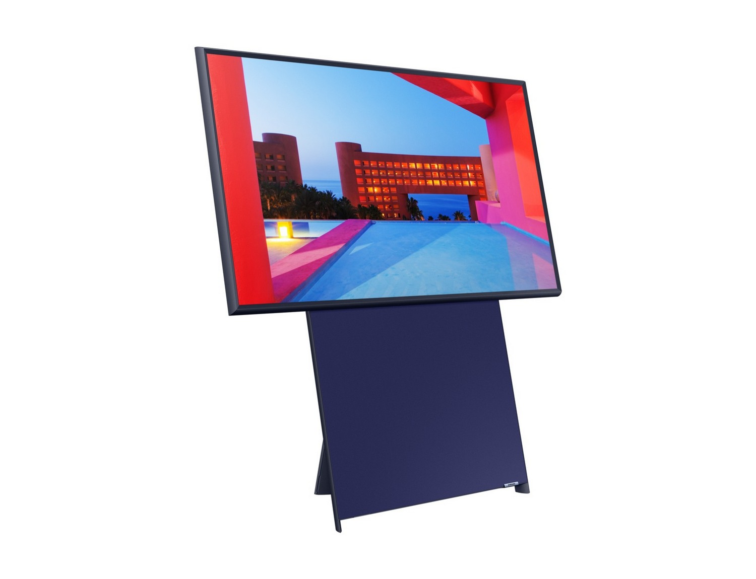 TV QLED 43" - Samsung The Sero QE43LS05T, UHD 4K, DVB-T2, Smart TV, Giratoria, Control de voz, Quantum, HDR+
