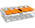 WAGO 221-415 - Verbindungsklemme (Transparent/Orange)