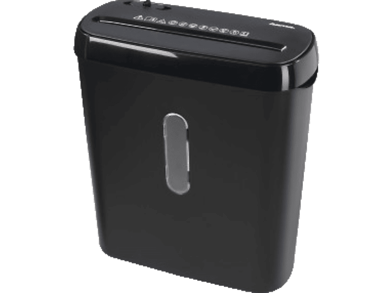 Destructora de papel - Hama Basic S6, 8 L, Corte en tiras, Negro