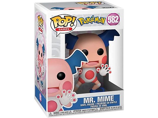 FUNKO POP! Games: Pokémon - Mr. Mime - Vinyl Figur (Mehrfarbig)