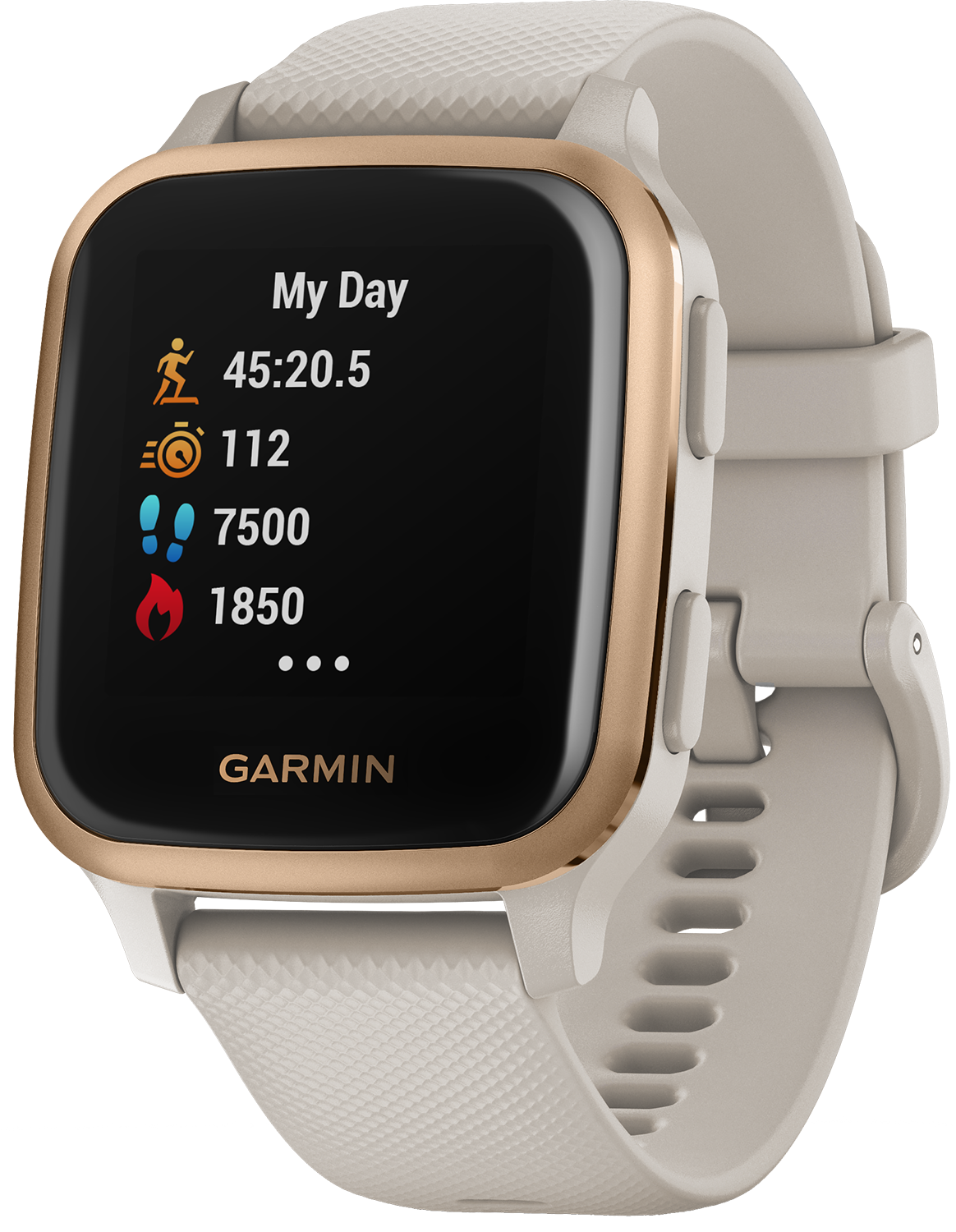 GARMIN Venu Sq Music Beige/Goud