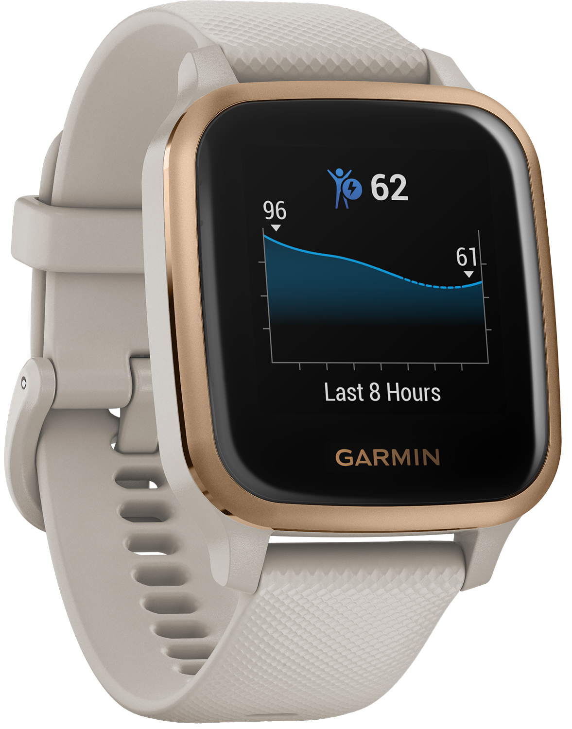 GARMIN Venu Sq Music Beige/Goud