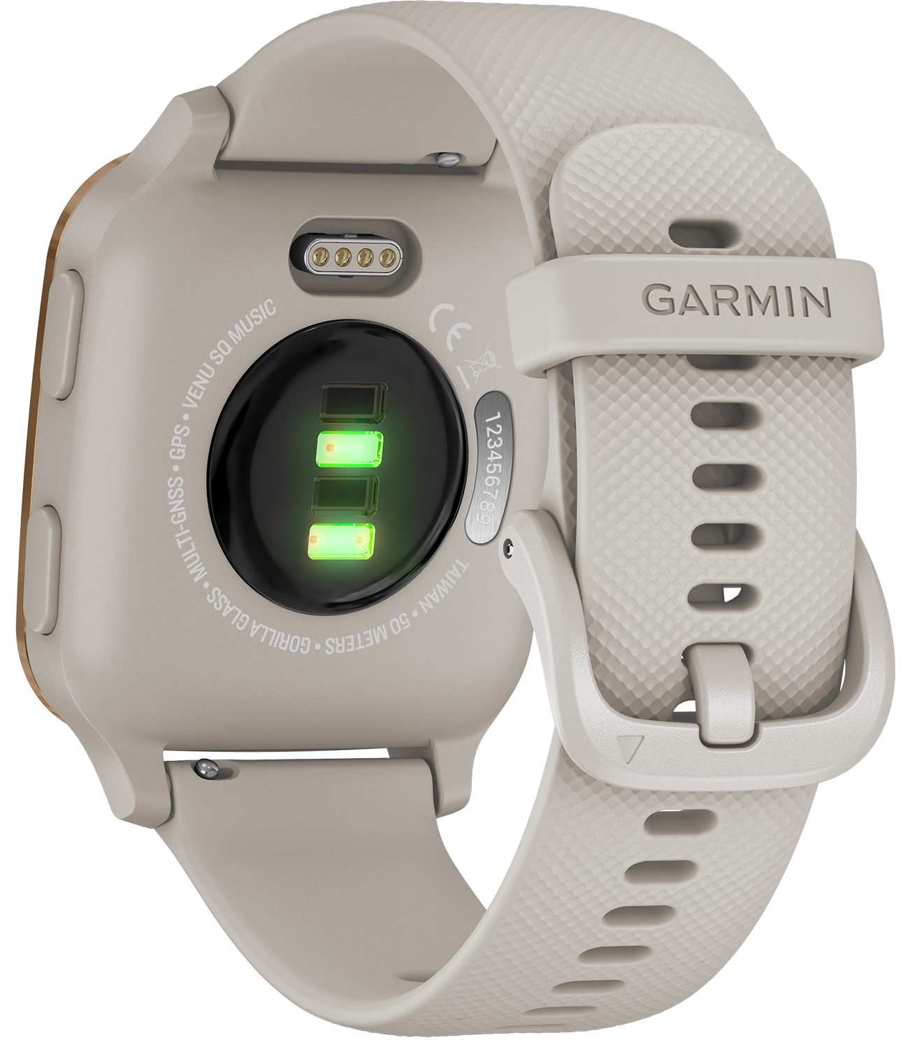 GARMIN Venu Sq Music Beige/Goud