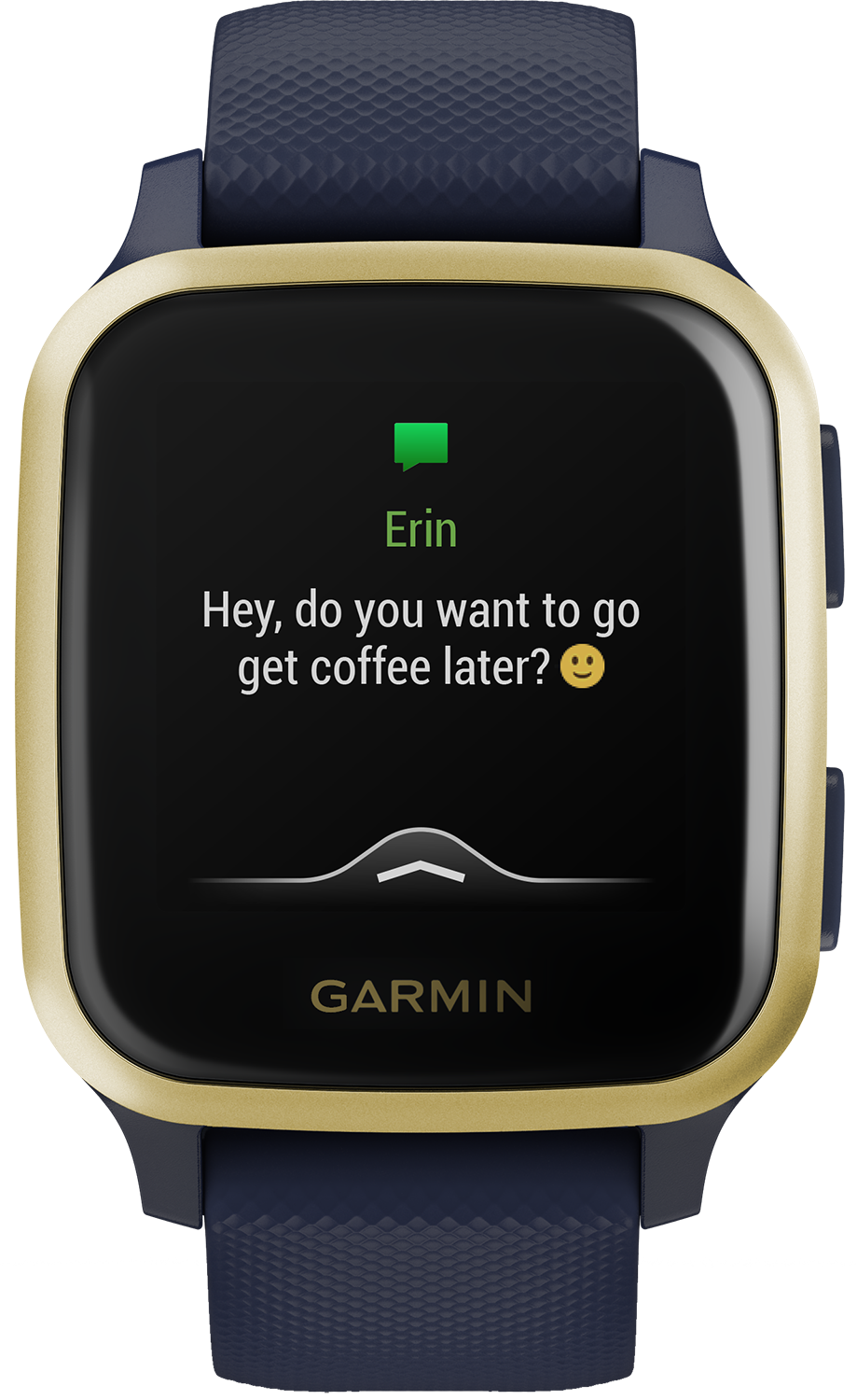 GARMIN Venu Sq Music Blauw Goud