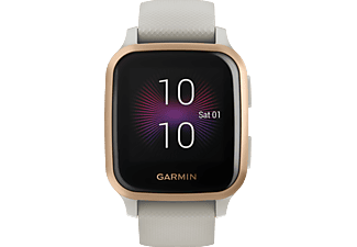 GARMIN Venu SQ Music Smartwatch Polymer Silikon, -, Beige/Rosegold