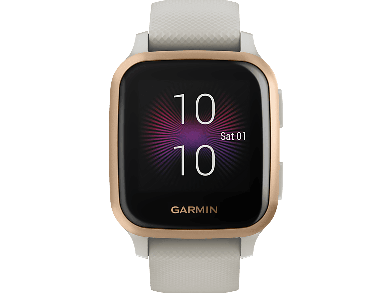 Smartwatch GARMIN Venu SQ Music Smartwatch Polymer Silikon, -,  Beige/Rosegold | MediaMarkt