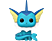 FUNKO POP! Games: Pokémon - Vaporeon - Vinyl Figur (Blau)