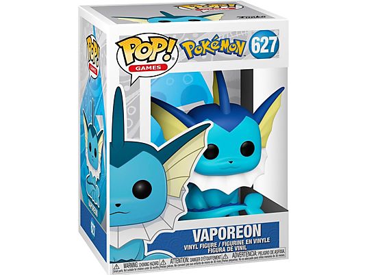 FUNKO POP! Games: Pokémon - Vaporeon - Figurine en vinyle (Bleu)