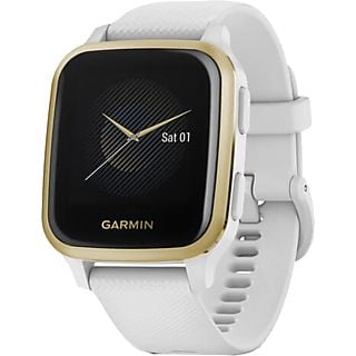 GARMIN Smartwatch Venu Sq, Weiß/Weißgold (010-02427-11)