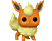 FUNKO POP! Games: Pokémon - Flareon - Figurine en vinyle (Orange)