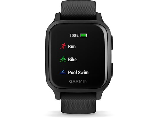 GARMIN Smartwatch Venu SQ Music Black Slate (010-02426-10)