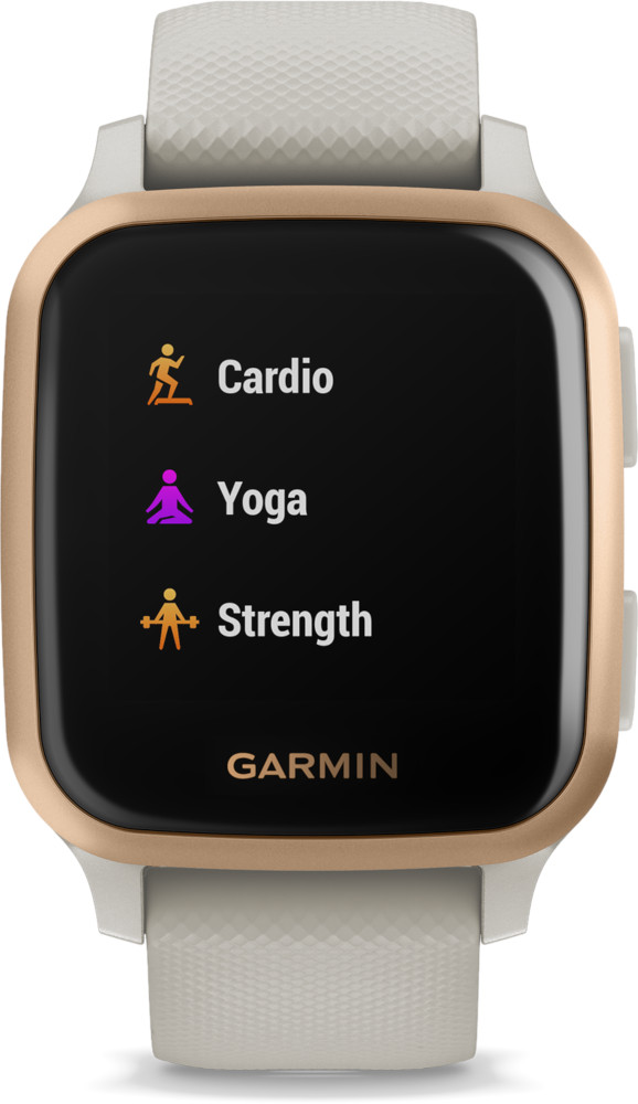 GARMIN Montre Venu SQ Music Light Sand Rose Gold (010-02426-11)