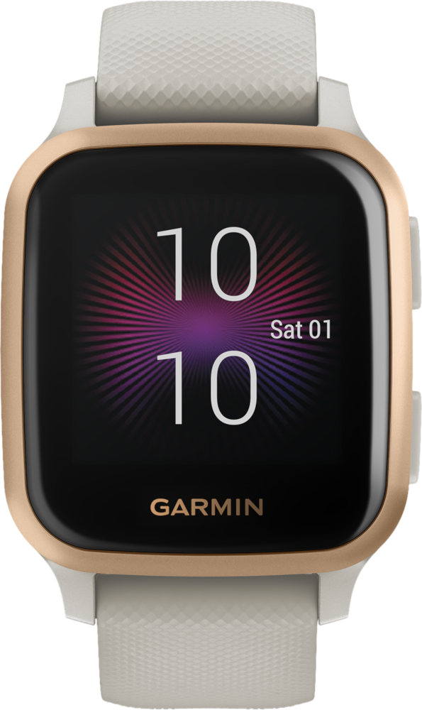 GARMIN Montre Venu SQ Music Light Sand Rose Gold (010-02426-11)