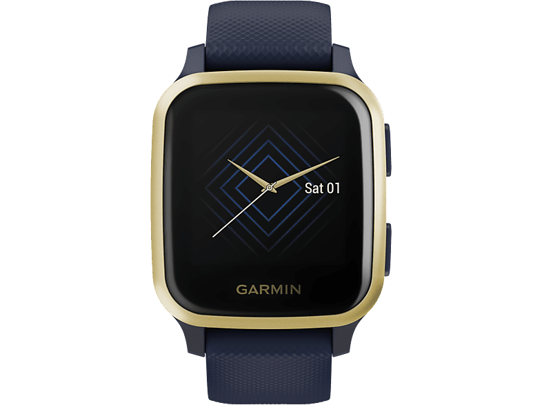 GARMIN Smartwatch Venu SQ Music Captain Blue Light Gold (010-02426-12)