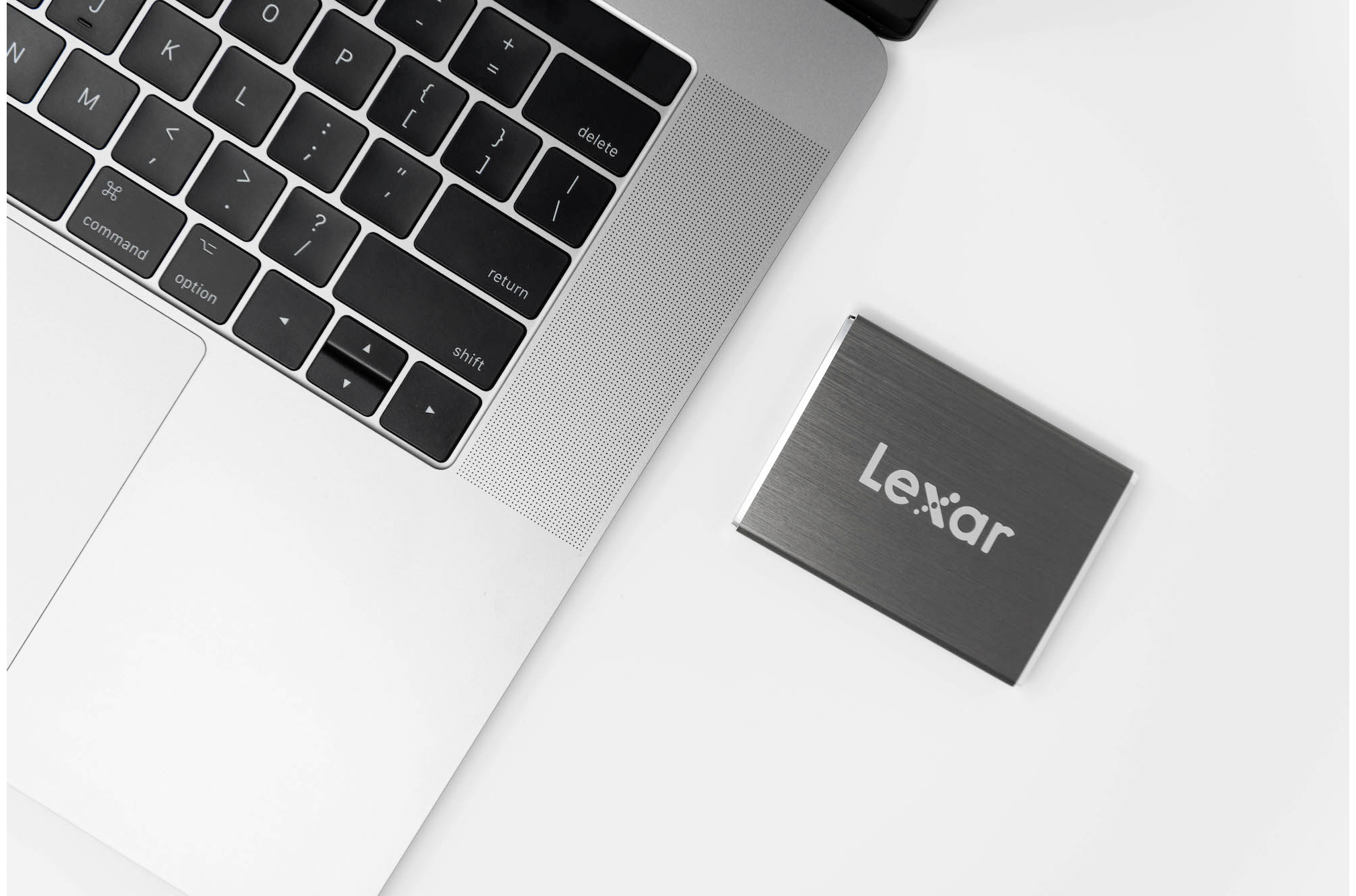 LEXAR SL100  Festplatte, 512 GB SSD, extern, Grau