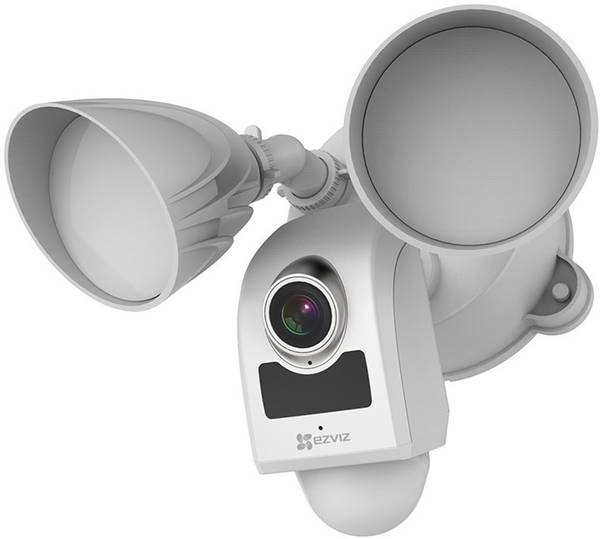 Cámara de vigilancia - Ezviz LC1, Exterior, FHD 1080p, Luz 2500LM, audio 2 direcciones, 270°