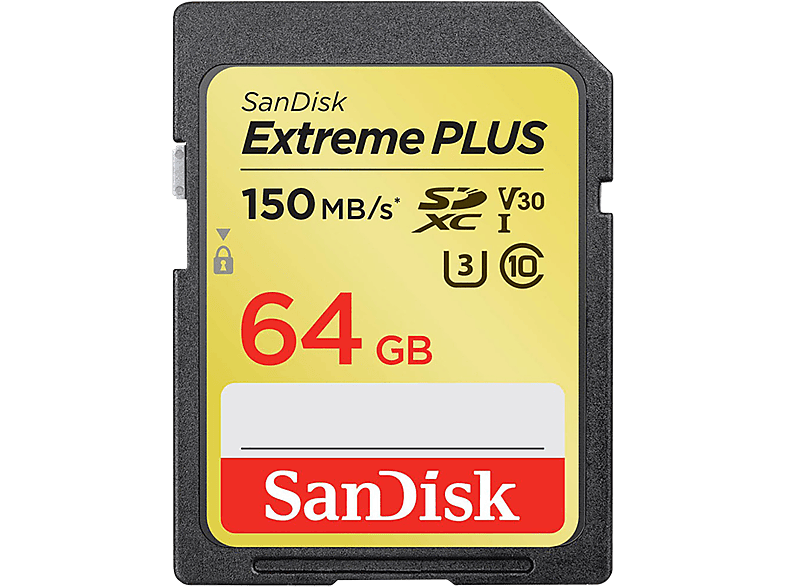 SanDisk SDXC Extreme Plus 64GB 150mb / 60mb U3 V30
