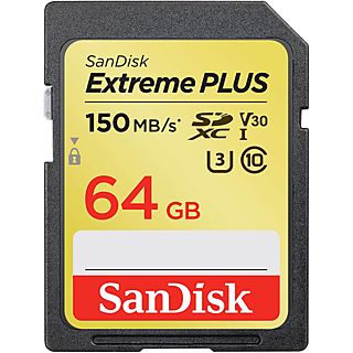 SANDISK 183528 SD EXTR PLUS 64GB 150MB