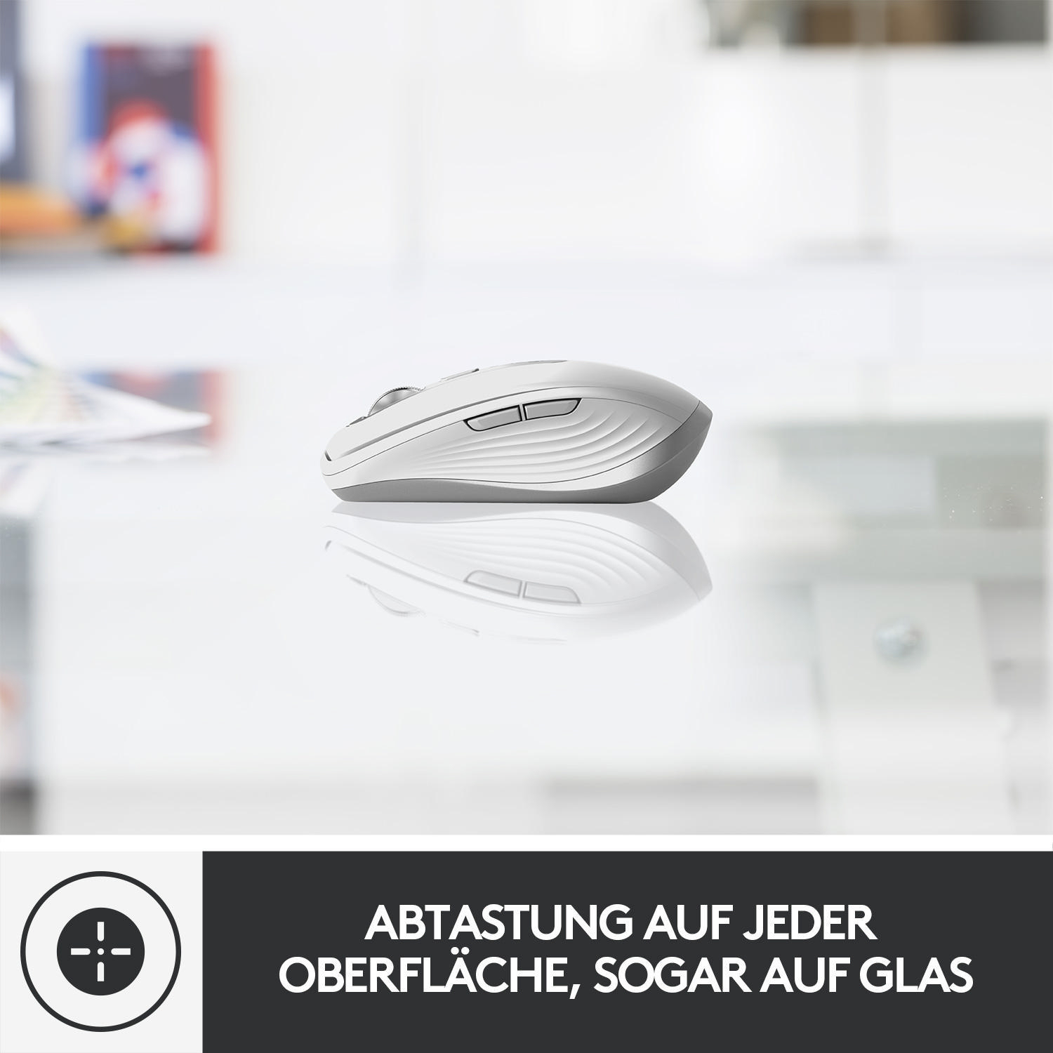Anywhere 3 für Grey Space LOGITECH kompakte Maus, MX kabellose Mac