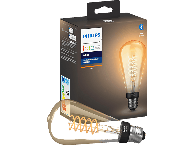 Philips Hue Bluetooth Ledlamp Warmwit Licht 7w E27 (27917900)