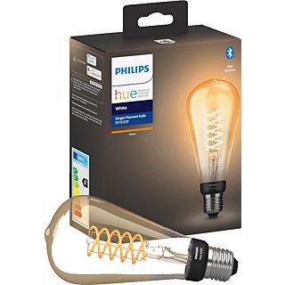 PHILIPS HUE Ampoule Smart White Filament Edison Blanc chaud E27 7 W (27917900)