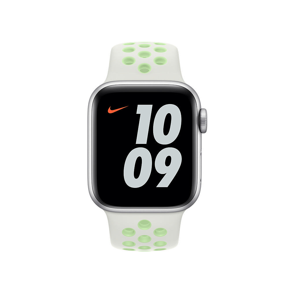 APPLE 44 mm Nike Sport, Ersatzarmband, Spruce Aura/Vapor Green