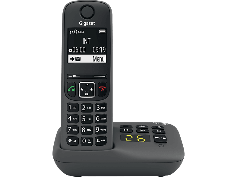 GIGASET AE690A Schnurloses Telefon mit Anrufbeantworter