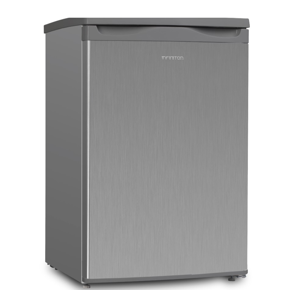 Congelador bajo encimera - Infiniton CV-88IX, 80 l, Cíclico, 3 cajones, 85 cm, Inox