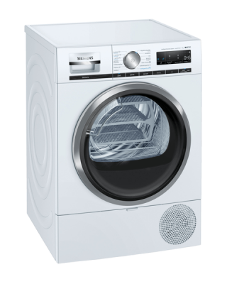 Secadora - Siemens WT47XKH1ES , 9 kg, Independiente, Blanco