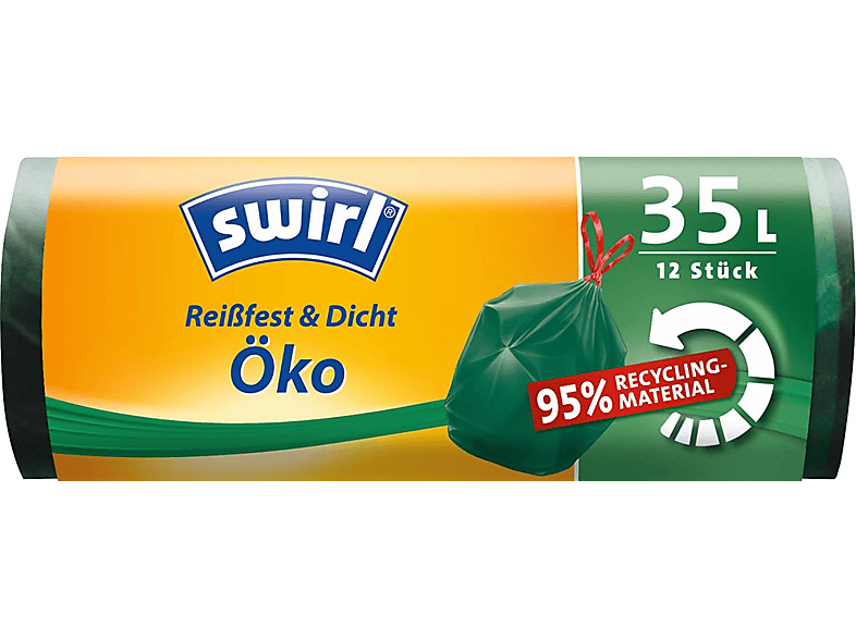Swirl Öko Müllbeutel mit Zugband 35l (193417)
