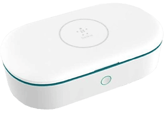 BELKIN WIZ011VFWH - Sterilizzatore UV + caricatore wireless (Bianco)
