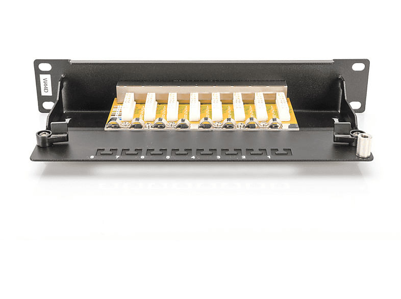 DIGITUS Cat 6, Klasse E Patch Panel, geschirmt, schwarz; Patchpanel — Foto 2 von 2