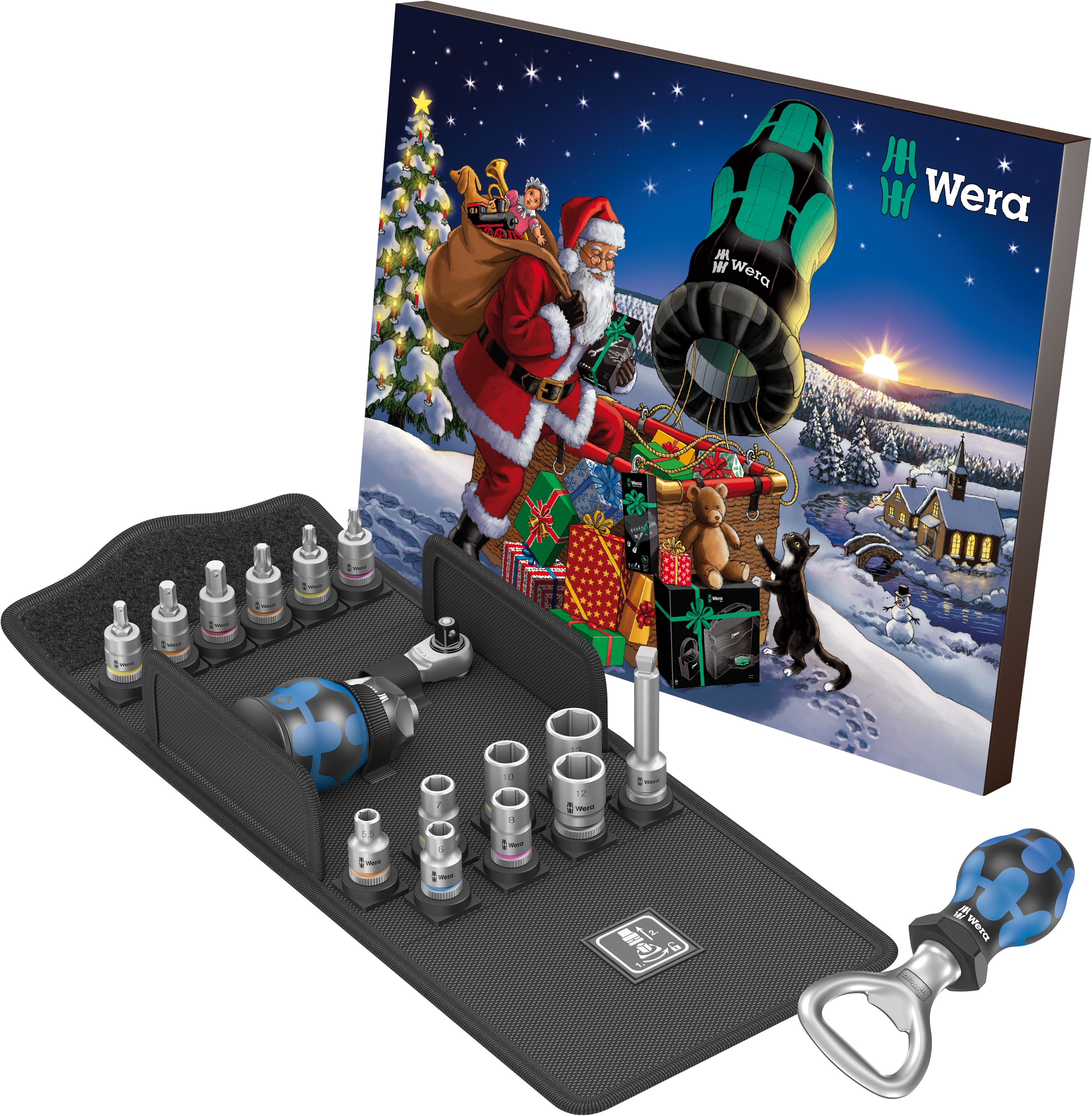 WERA WERA 2020 Werkzeug Adventskalender, multicolor