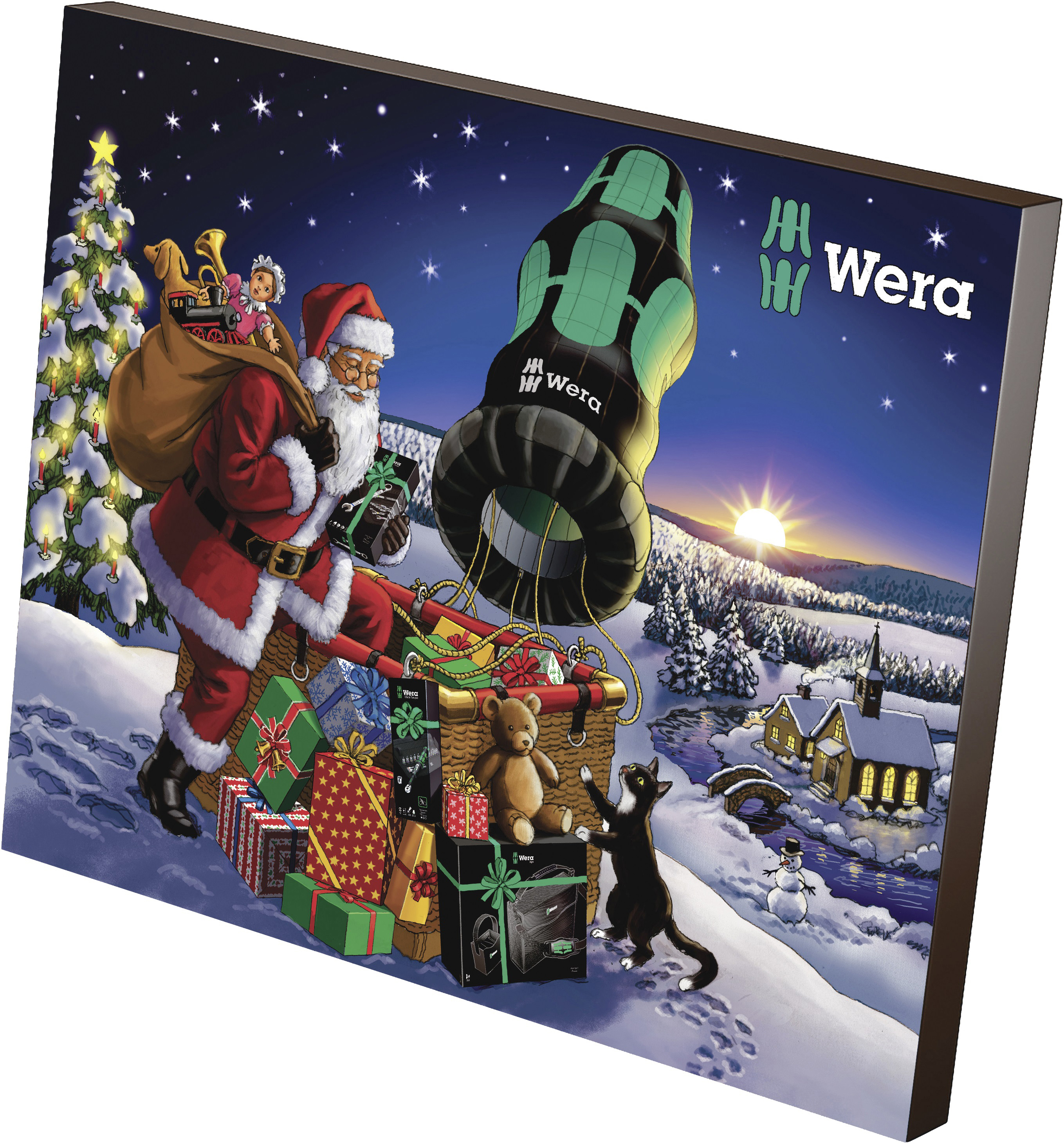 WERA WERA 2020 Werkzeug Adventskalender, multicolor
