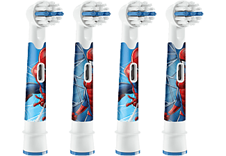 ORAL-B Stages Power Spiderman 4 pezzi - Testine (Bianco/Blu)