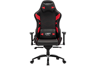 L33T Elite V4 - Gaming Stuhl (Schwarz/Rot)