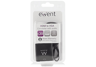 Onverbiddelijk bleek agitatie EWENT HDMI | VGA Converter met audio (EW9864) kopen? | MediaMarkt