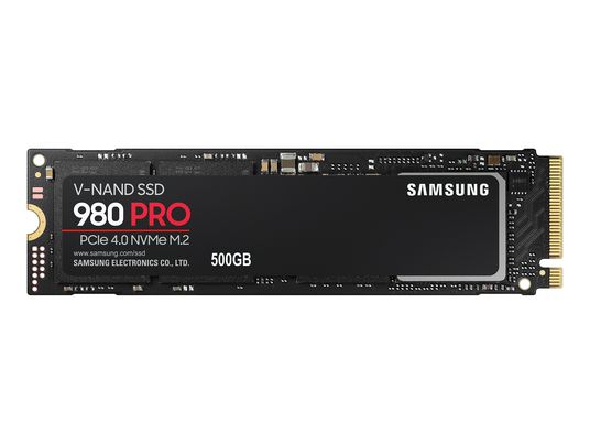 SAMSUNG 980 PRO - Festplatte (SSD, 500 GB, Schwarz)