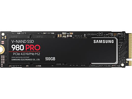 SAMSUNG 980 PRO - Disque dur (SSD, 500 GB, Noir)