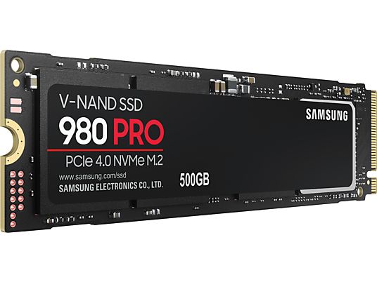 SAMSUNG 980 PRO - Festplatte (SSD, 500 GB, Schwarz)