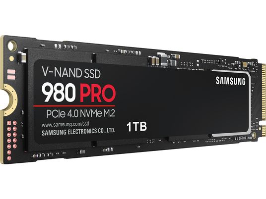 SAMSUNG 980 PRO - Disque dur (SSD, 1 TB, Noir)