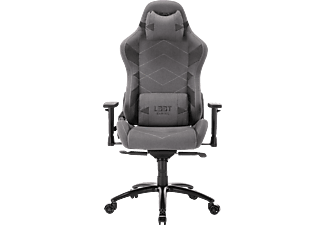 L33T Elite V4 Canvas - Gaming-Stuhl (Hellgrau)