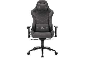 L33T Elite V4 Canvas - Sedia da gioco (Grigio scuro)